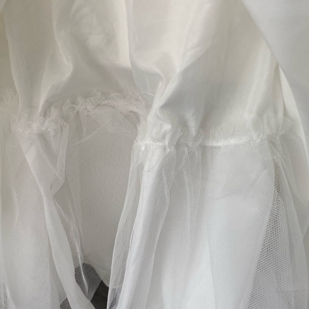 IEENA for MacDuggal White Fit and Flare Dress 8 - Picture 6 of 7